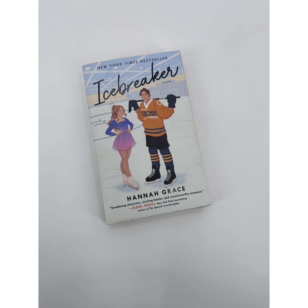Icebreaker Hannah Grace Paperback Romance Novel Hockey Sports Romance BookTok